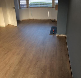 An image showing some newly fitted wooden flooring