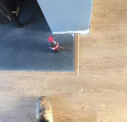 An image showing some newly fitted wooden flooring