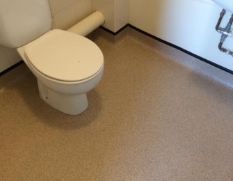 An image showing some newly fitted safety flooring
